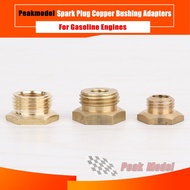 RCEXL CM6 CM-6 to ME8 ME-8  14mm to 10mm to 1/4-32 Spark Plug Bushing Adapter Copper Conversion For 