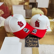 47 Brand AFRAME cap St. Louis white red snapback