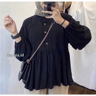 KATUN ARINA BLOUSE COTTON RAYON CRINKLE WOMEN'S MUSLIM BLOUSE/