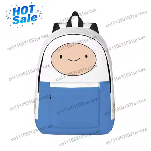 Finn The Human Backpack for Kids and Adults Kindergarten Schoolbag Cartoon AdventureTime Boy Girl Da