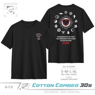 Baju Kaos PSHT T-Shirt Pria Wanita Kaos Silat PSHT Logo Original