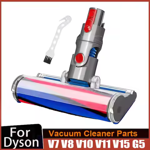 Motorized Roller Brush Head For Dyson V7 V8 V10 V11 V15 G5 Vacuum Cleaner,Soft Roller Brush replacem