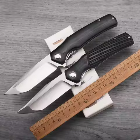 Free Wolf FW04 D2 Blade G10 Handle Flipper Bearing EDC Pocket Utility Outdoor Camping Kitchen Surviv