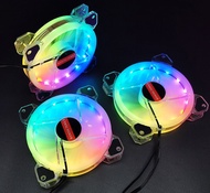 Bộ 3 Đến 8 Fan Case Led RGB Coolmoon K5 - Dual Ring Có Hub Led RGB (Bộ Bao Gồm Fan+Hub+Remote)