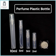 Transparent Perfume Plastic Bottle 2ml 3ml 5ml for Perfume Decanting