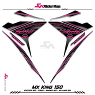 Striping Mx King 150 Sticker Y15zr Sticker Mx King150 Sniper150 Mxi Jupiter Mx Ink. Motif Sticker 58