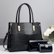Crocodile Pattern Atmospheric Ladies Handbag