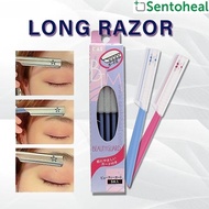 KAI Beauty Guard Eyebrow Long Razor Beauty M 10 pieces/ BTMG 5 pieces - Stainless Steel Blade L-shap