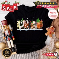 Cow Christmas Shirt, Cow Lover Shirt, Christmas Cow Shirt, Animals Farm Shirt...