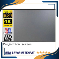 Kain Layar Proyektor Anti-light Ambient Screen Curtain 16:9 / Kain Layar Layer Tancap Tancep Film Tv