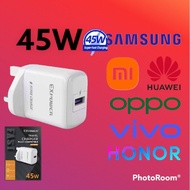 Refund IF SLOW  Original EX POWER PD 20W QC 3.0 SUPER FAST CHARGING 20W PD Charger 45W SAMSUNG XIAOM