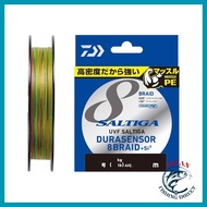 DAIWA PE Line UVF Saltiga Dura Sensor X8 + Si2 Multi-Color