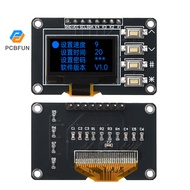 Pcbfun 0.96inch OLED Display IIC White/Blue 12864 with 4 Buttons OLED Display SSD1306 SSD1315 OLED I