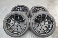 20吋 四隻頭尾呔連鈴 頭9J ET35  , 尾 10J ET38 , 5X114.3 TOYOTA TESLA MODEL 3 MODEL Y ALPHARD VELLFIRE PREVIA