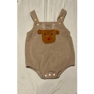 (PRELOVED READY) SANTA DEER ROMPER 0-6 months