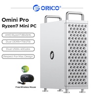 ORICO Omini Pro AMD Ryzen 7 8845HS Mini PC 32GB DDR5 RAM 2TB NVME SSD PC Gaming PC Computer Desktop 