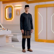 Baju Melayu Teluk Belanga Bulan Bintang 2026 (NEW) - Tema Hitam / Putih / Kuning