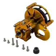 DGJLI ชุดเกียร์ความเร็วส่งผ่านพร้อมเกียร์โลหะสำหรับอัพเกรดชิ้นส่วน Scx10แกน Scx10 Ii 2ตีนตะขาบ Rc อุ