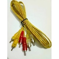 3-lane rca cable 1.8m long