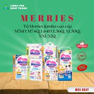 Hcm] (Jumbo) Bỉm Merries Nội Địa Nhật Jumbo Dán Quần Đủ Size M76 L64 M74 L56 Xl50 -Giá Siêu Rẻ