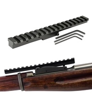 Combo of 1" Diameter Low Profile Rifle Scope Rings Picatinny Mount System with M38, M39 and M44/Mosi