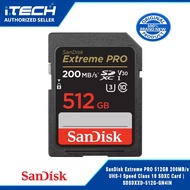 SanDisk Extreme PRO 512GB 200MB/s UHS-I Speed Class 10 SDXC Card | SDSDXXD-512G-GN4IN
