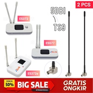 Huawei ZTE Modem Antenna Bolt E5377 E5372 Slim and Max External Antenna 4G LTE TS9 Connector 5dBi 3d