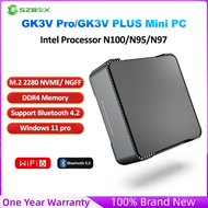 คอมพิวเตอร์สำหรับเล่นเกม GK3V PLUS INTEL N95/N97 MINI PC Windows 11 DDR4 SSD Dual WIFI 1000M LAN 4K