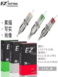 Ez Tattoo Needle 08 Straight Row Arc Row Sketch Needle One Piece 15cm 3rl 20pcs Professional Tattoo