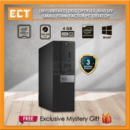 (Refurbished) Dell Optiplex 3050 SFF Small Form Factor PC Desktop (i3-6100 3.70Ghz,500GB,4GB,W10P)