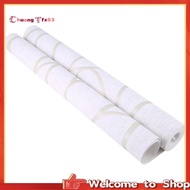 【Chuangtfx03】53cmx9.2M Modern 3D Non-Woven Moisture-Proof Bedroom Background Wallpaper Curve Thicken
