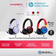 HyperX Cloud Mini Kids Wired Gaming Headset Multi Color / Black / Lavender - 7G8F3AA 7G8F4AA 7G8F5AA