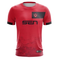 Sentinels Valorant 2023 Esports Jersey Game Player Fans Name Custom T-shirt Men Esports Red Uniform 