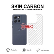 MOTO G06 POWER MOTO G86 POWER SKIN CARBON 3D ANTI-SCRATCH BACK CARBON SKIN MOTO G06 POWER MOTO G86 P