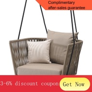 SG  Local spot Outdoor Hanging Adult Swing Basket Glider Single Double Hanging Basket Rattan Chair Indoor Home Cradle Ch