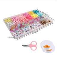 1340PCS Kid DIY Bracelet Material Set Unicorn Bracelet Accessories Set DIY Jewelry Letter Beads Brac