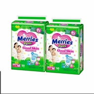 2 BALL Merries Pants SkinGood M48 L42 XL38 NB-S40 M32 L28 XL26 XXL28 Merries Diaper Merries Pants