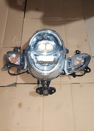 lampu Depan+Lampu Sen Fullset Scoopy 2017-2019 Original Copotan