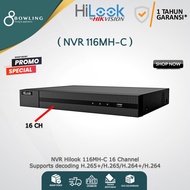 Nvr CCTV 16Ch 16Ch 16 Channel NVR-116MH-C By Hikvision Original
