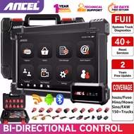 Ancel X7 HD 12V-24V หนักรถบรรทุก OBD2สแกนเนอร์เต็มระบบเครื่องมือวิเคราะห์ที่มี40รีเซ็ตฟังก์ชั่นและ E