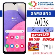 SAMSUNG GALAXY A03S 4/64 GB -SAMSUNG A 03 S RAM 4GB ROM 64GB Garansi -Sein