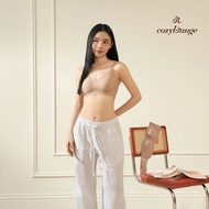 [cozylounge] Cloud Air Bra | Airy Breathable Materials｜Spaghetti Thin Straps | 1cm Semi Fixed Bra Pa