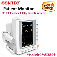 CMS5200 CONTEC Touch Screen Patient Monitor NIBP SPO2 TEMP PR Vital Signs Monitor Thermometer