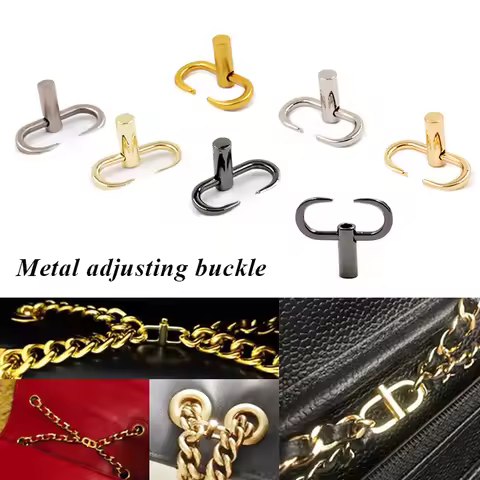 Chain Adjusting Buckle Bag Accessories Bag Belt Metal Buckle Strap Shorten Belt Shortening Buckle Ba