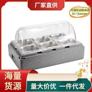 【優選】wm9a304六格擺攤保溫箱冰粉水果冷藏箱保鮮盒子保冷箱帶防塵