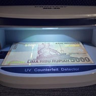 uang 5000 imam bonjol solid 555555 baru unc 2012/2001 KZL
