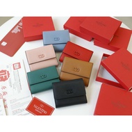 Valentineoo mini sp wallet 6 colors FULLBOX as pictured, same color as wallet made of scratched leat
