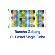 Buncho Dong-A Gabang Crayon Oil Pastel Single Color 1pack 6pcs