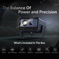 MH GADGET PIMO Smart Home Projector Built-in TV Box YouTube Netflix