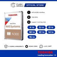 Toshiba NAS Hard Disk N300 / MG Series Internal Hard Drive 3.5" SATA 7200RPM (4TB/6TB/8TB/10TB/12TB/